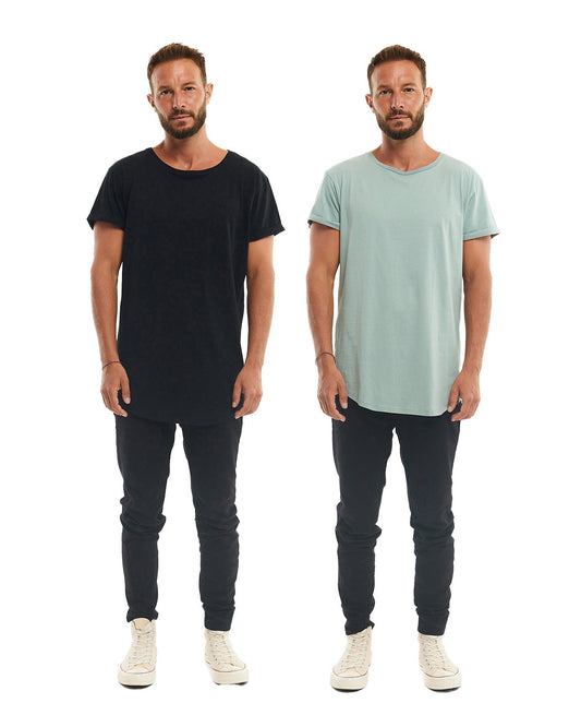 itsthecut Short Line Tees - 2 Pack