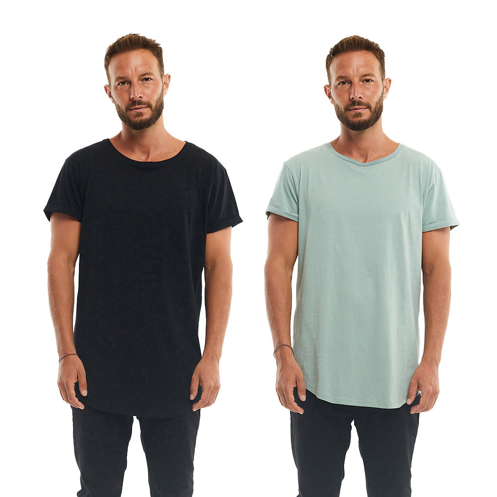 itsthecut Short Line Tees - 2 Pack